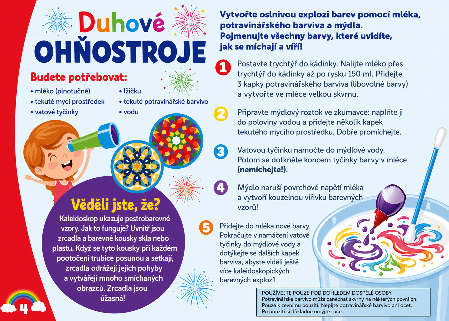 Duhové ohňostroje learning resources